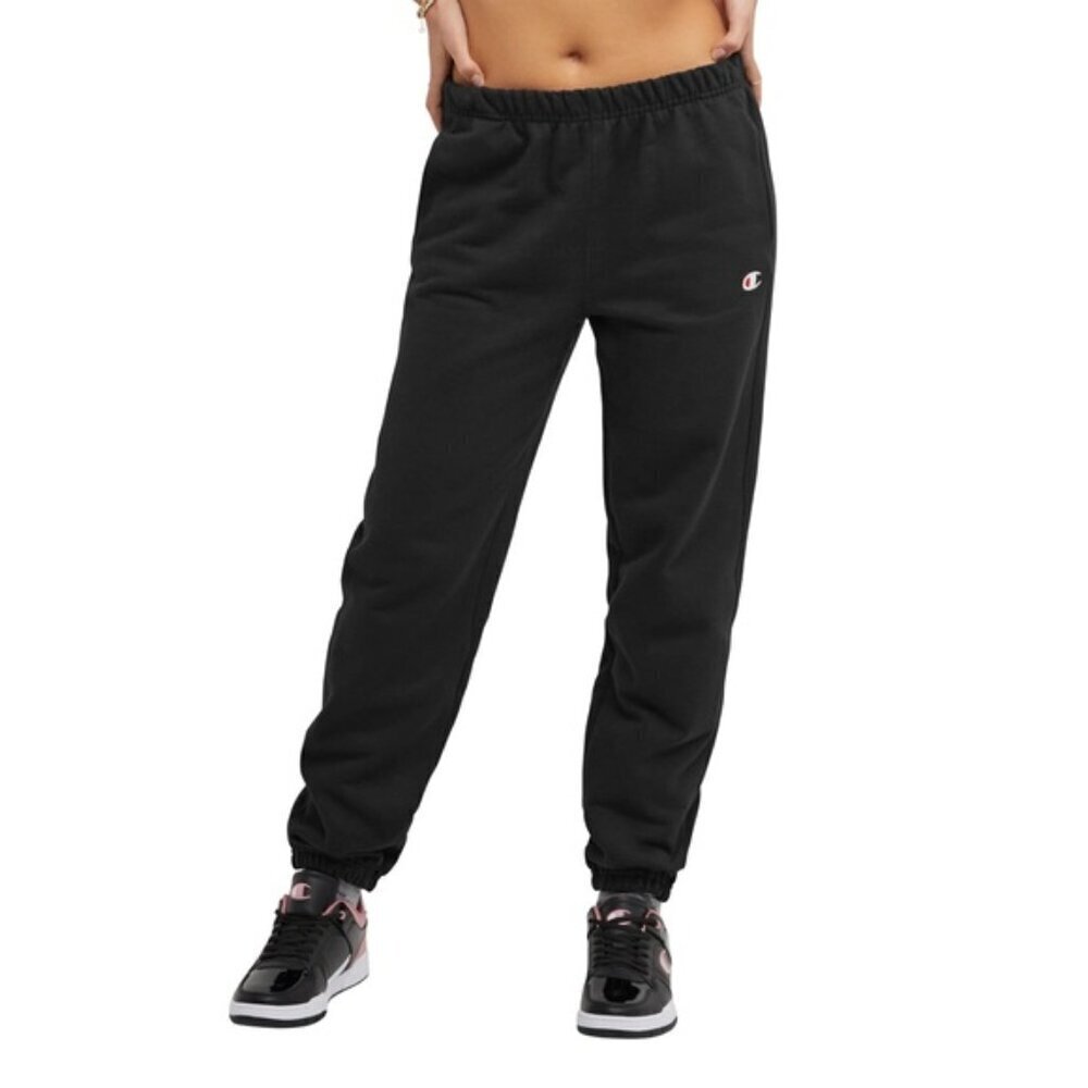 Champion Reverse Weave Joggers Women’s Small Black Fleece Sweatpants